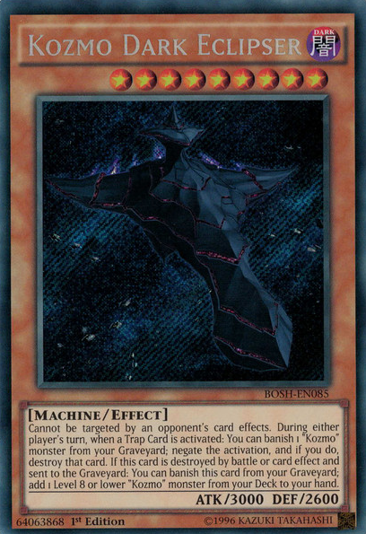Kozmo Dark Eclipser [BOSH-EN085] Secret Rare | Jomio and Rueliete's Cards and Comics