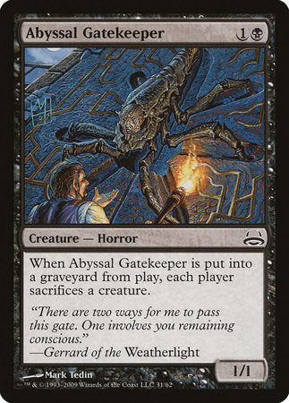 Abyssal Gatekeeper [Duel Decks: Divine vs. Demonic] | Jomio and Rueliete's Cards and Comics
