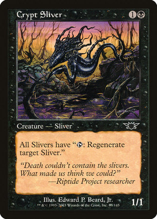 Crypt Sliver [Legions] | Jomio and Rueliete's Cards and Comics
