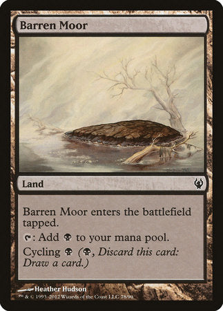 Barren Moor [Duel Decks: Izzet vs. Golgari] | Jomio and Rueliete's Cards and Comics