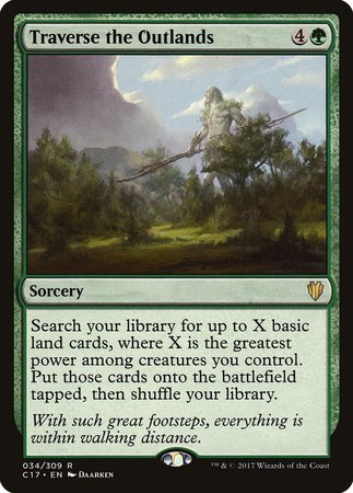 Traverse the Outlands [Commander 2017] | Jomio and Rueliete's Cards and Comics