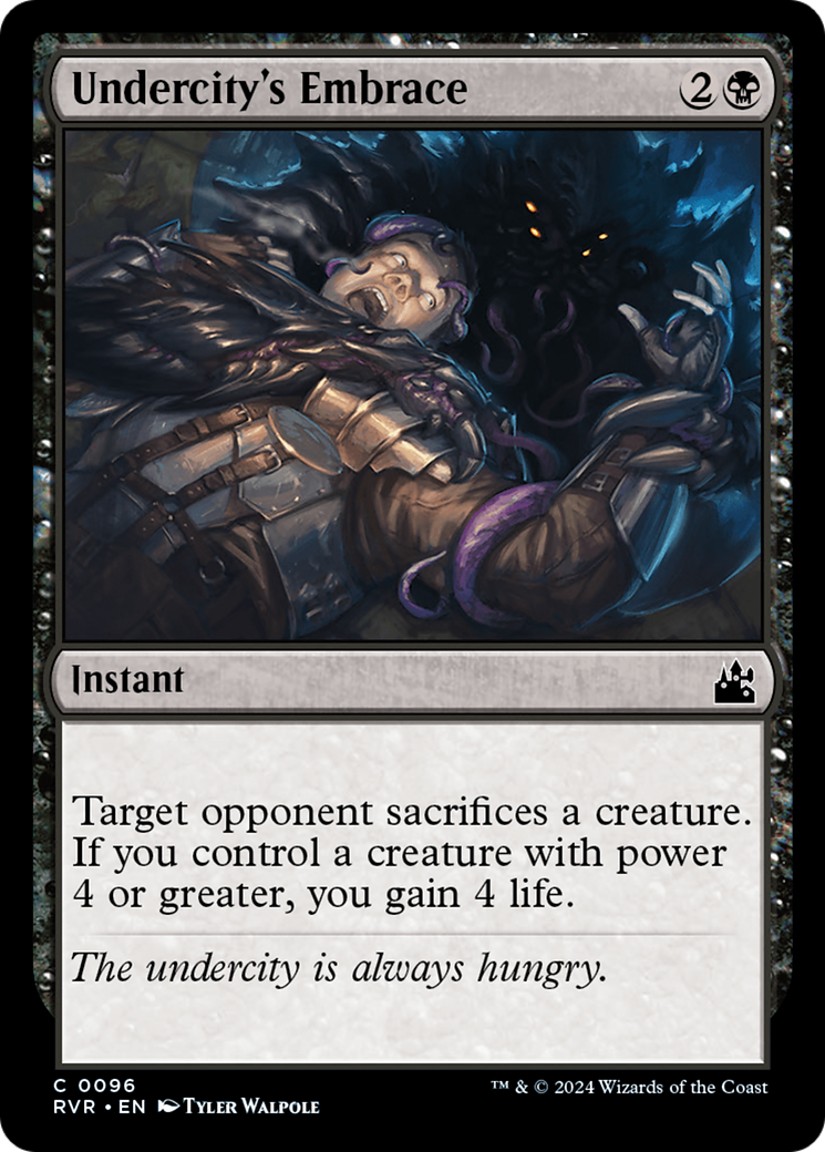 Undercity's Embrace [Ravnica Remastered] | Jomio and Rueliete's Cards and Comics