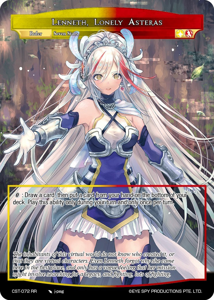 Lenneth, Lonely Asteras (CST-072 RR) [Clash of the Star Trees] | Jomio and Rueliete's Cards and Comics