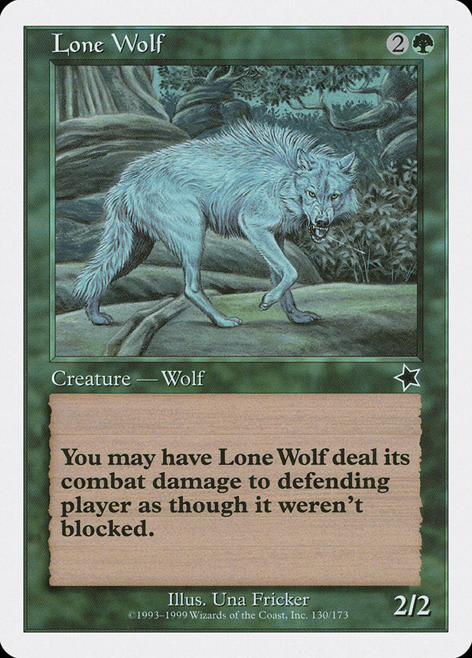 Lone Wolf [Starter 1999] | Jomio and Rueliete's Cards and Comics