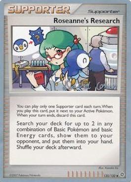 Roseanne's Research (125/132) (Stallgon - David Cohen) [World Championships 2009] | Jomio and Rueliete's Cards and Comics