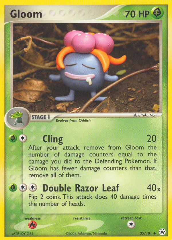 Gloom (35/101) [EX: Hidden Legends] | Jomio and Rueliete's Cards and Comics