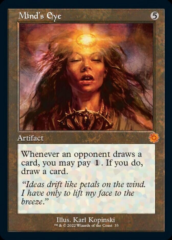 Mind's Eye (Retro) [The Brothers' War Retro Artifacts] | Jomio and Rueliete's Cards and Comics