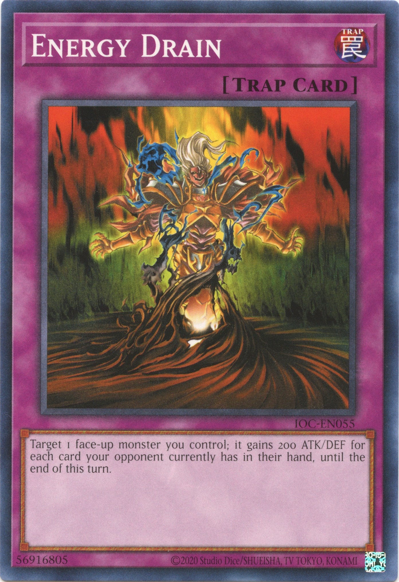 Energy Drain (25th Anniversary) [IOC-EN055] Common | Jomio and Rueliete's Cards and Comics