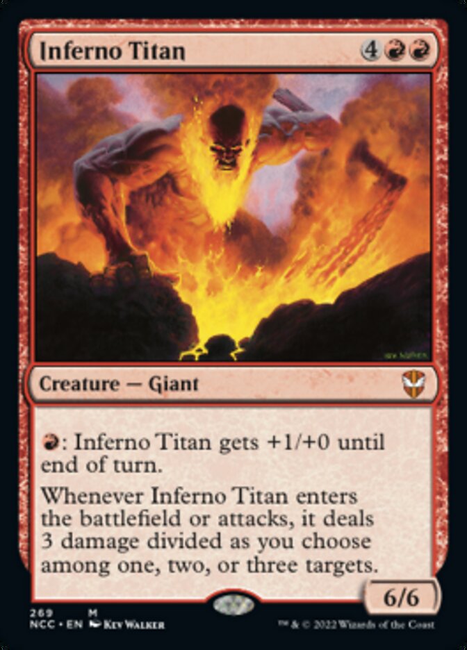 Inferno Titan [Streets of New Capenna Commander] | Jomio and Rueliete's Cards and Comics