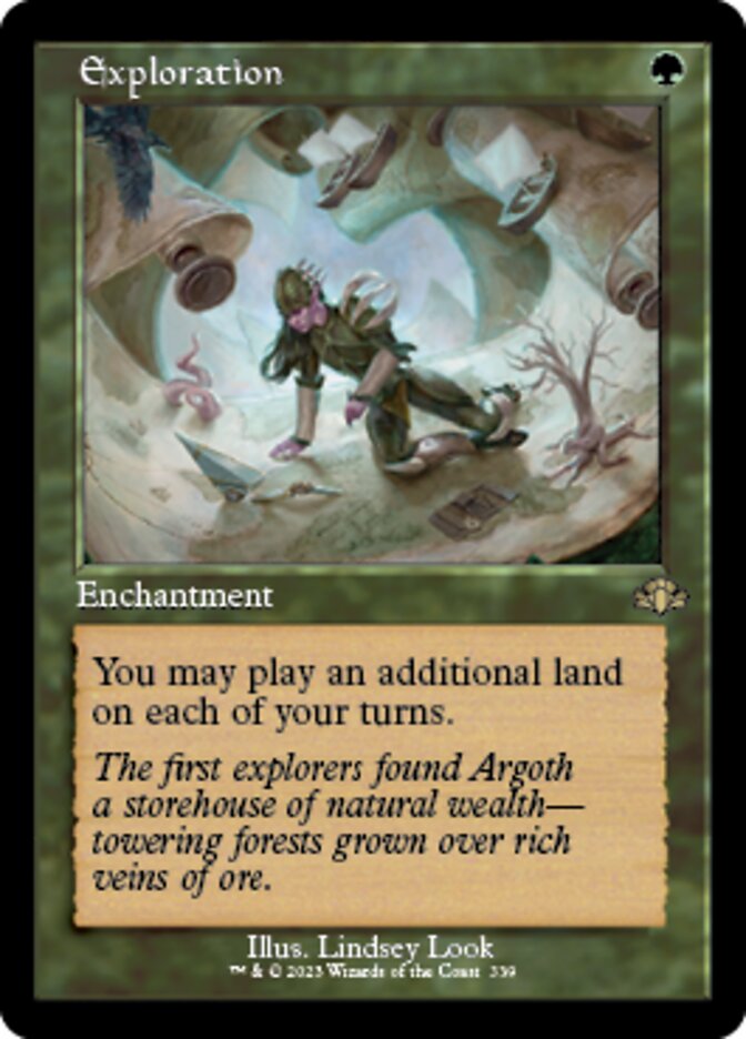 Exploration (Retro) [Dominaria Remastered] | Jomio and Rueliete's Cards and Comics