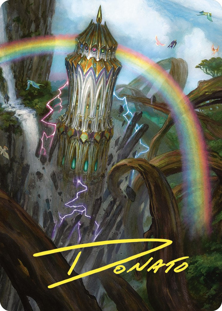 Command Tower Art Card (Gold-Stamped Signature) [Commander Masters Art Series] | Jomio and Rueliete's Cards and Comics
