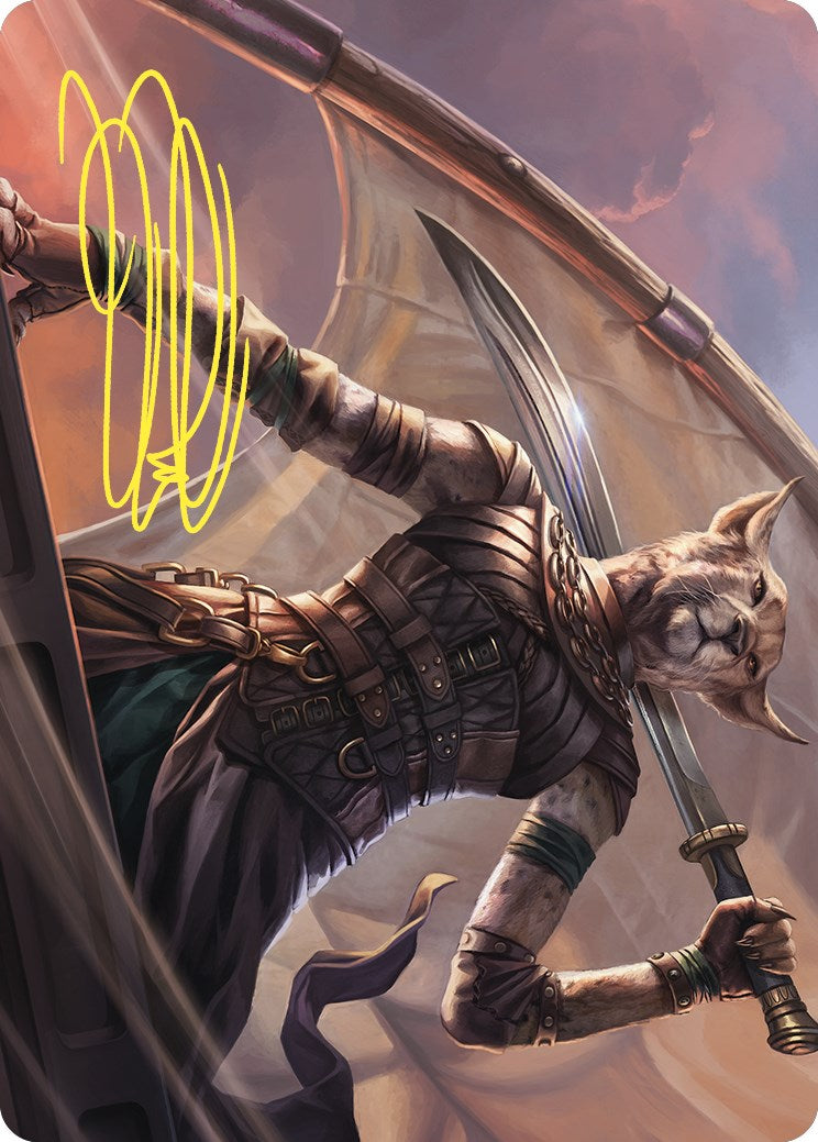Mirri, Weatherlight Duelist Art Card (Gold-Stamped Signature) [Commander Masters Art Series] | Jomio and Rueliete's Cards and Comics