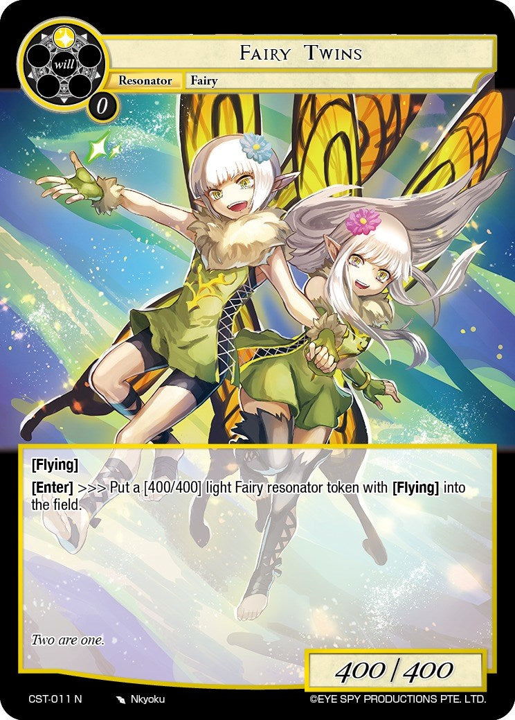Fairy Twins (CST-011 N) [Clash of the Star Trees] | Jomio and Rueliete's Cards and Comics