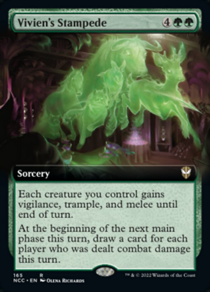 Vivien's Stampede (Extended Art) [Streets of New Capenna Commander] | Jomio and Rueliete's Cards and Comics