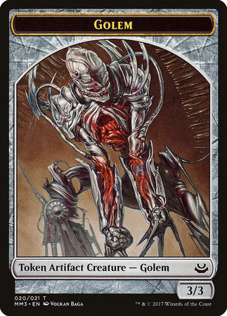 Golem Token [Modern Masters 2017 Tokens] | Jomio and Rueliete's Cards and Comics