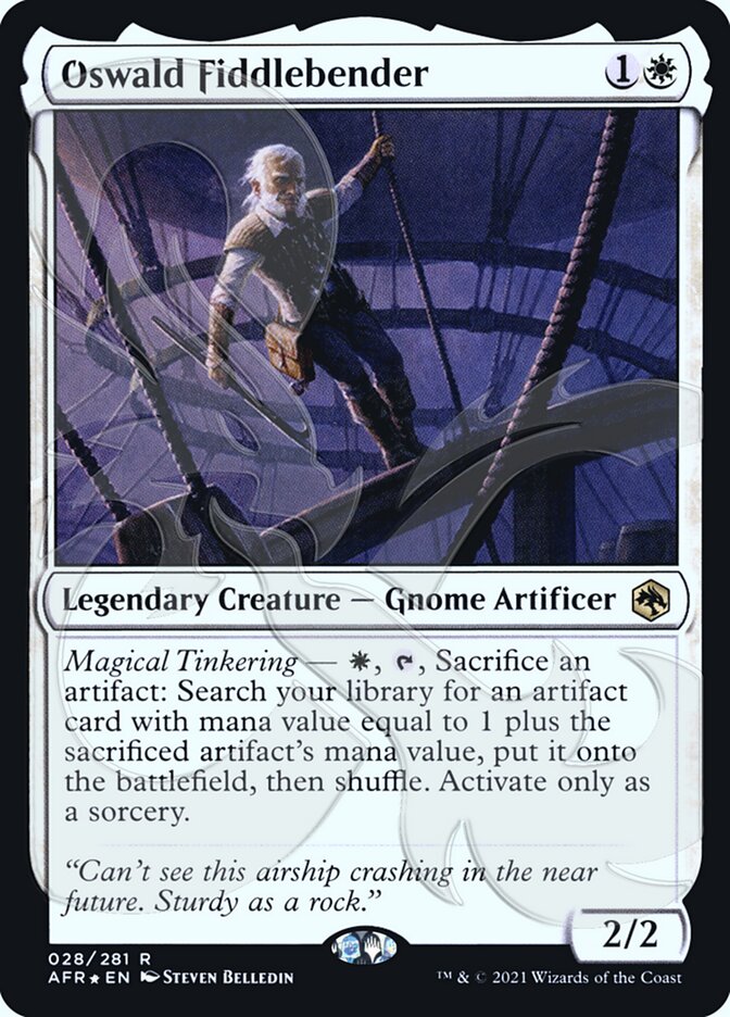 Oswald Fiddlebender (Ampersand Promo) [Dungeons & Dragons: Adventures in the Forgotten Realms Promos] | Jomio and Rueliete's Cards and Comics
