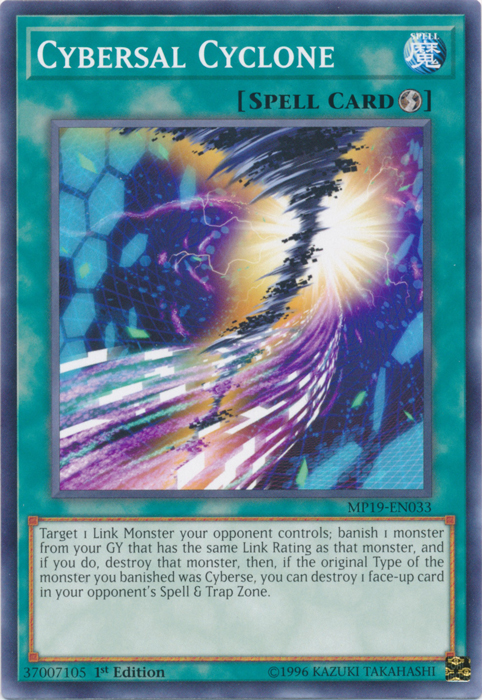 Cybersal Cyclone [MP19-EN033] Common | Jomio and Rueliete's Cards and Comics