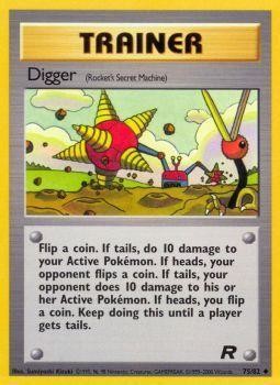 Digger (75/82) [Team Rocket Unlimited] | Jomio and Rueliete's Cards and Comics
