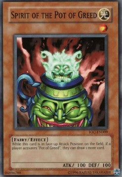 Spirit of the Pot of Greed [IOC-EN009] Common | Jomio and Rueliete's Cards and Comics