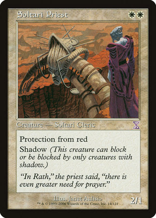 Soltari Priest [Time Spiral Timeshifted] | Jomio and Rueliete's Cards and Comics