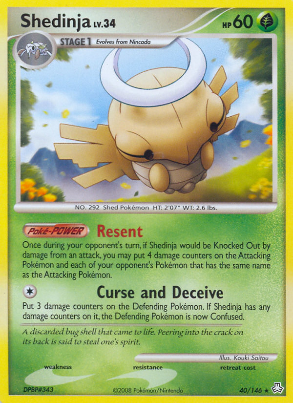 Shedinja (40/146) [Diamond & Pearl: Legends Awakened] | Jomio and Rueliete's Cards and Comics