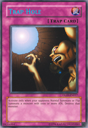 Trap Hole (Blue) [DL09-EN017] Rare | Jomio and Rueliete's Cards and Comics