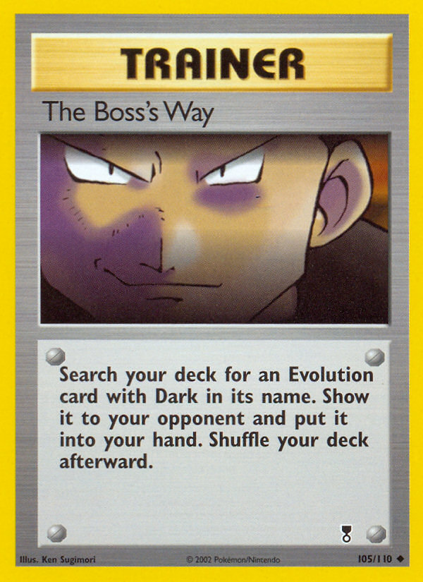 The Boss's Way (105/110) [Legendary Collection] | Jomio and Rueliete's Cards and Comics