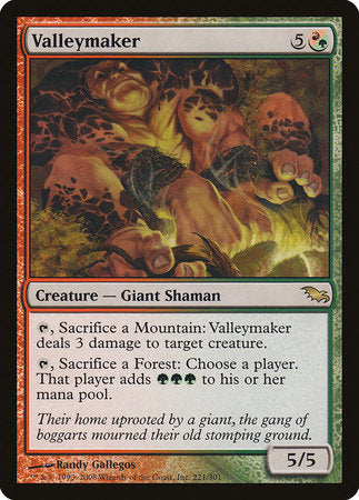 Valleymaker [Shadowmoor] | Jomio and Rueliete's Cards and Comics