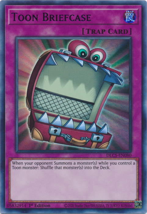 Toon Briefcase (Purple) [DLCS-EN080] Ultra Rare | Jomio and Rueliete's Cards and Comics