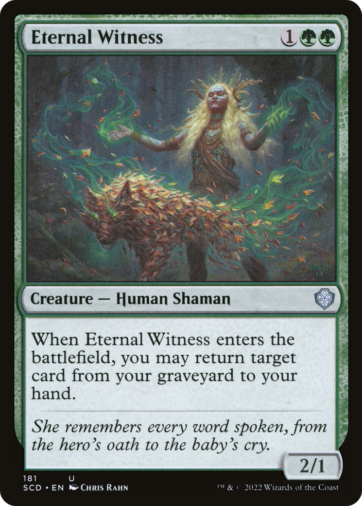 Eternal Witness [Starter Commander Decks] | Jomio and Rueliete's Cards and Comics