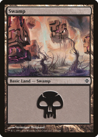 Swamp (239) [Rise of the Eldrazi] | Jomio and Rueliete's Cards and Comics