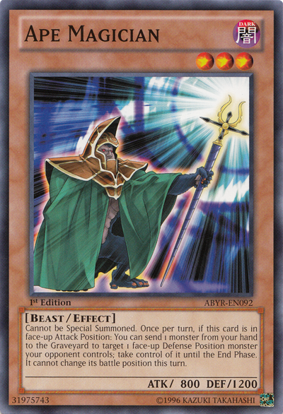 Ape Magician [ABYR-EN092] Common | Jomio and Rueliete's Cards and Comics