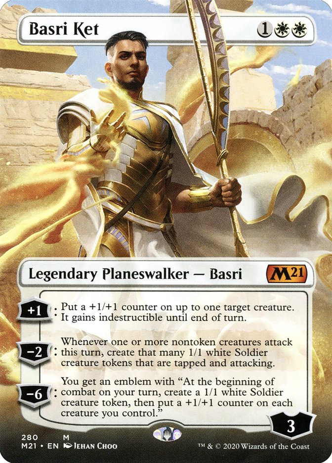 Basri Ket (Borderless) [Core Set 2021] | Jomio and Rueliete's Cards and Comics
