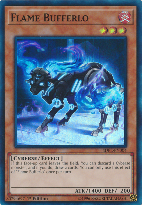 Flame Bufferlo [SDPL-EN004] Super Rare | Jomio and Rueliete's Cards and Comics