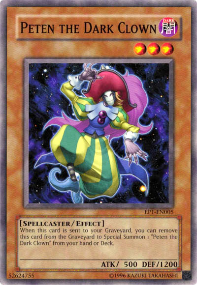Peten the Dark Clown [EP1-EN005] Common | Jomio and Rueliete's Cards and Comics