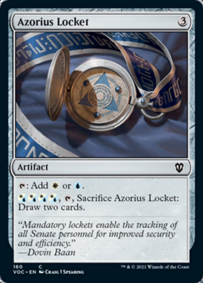 Azorius Locket [Innistrad: Crimson Vow Commander] | Jomio and Rueliete's Cards and Comics