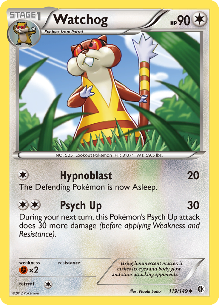 Watchog (119/149) [Black & White: Boundaries Crossed] | Jomio and Rueliete's Cards and Comics