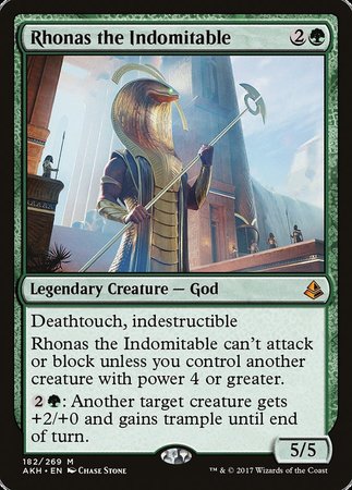 Rhonas the Indomitable [Amonkhet] | Jomio and Rueliete's Cards and Comics