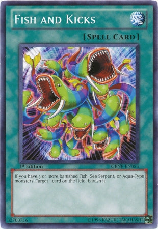 Fish and Kicks [GENF-EN055] Common | Jomio and Rueliete's Cards and Comics