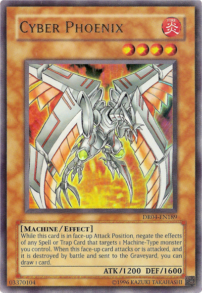 Cyber Phoenix [DR04-EN189] Ultra Rare | Jomio and Rueliete's Cards and Comics