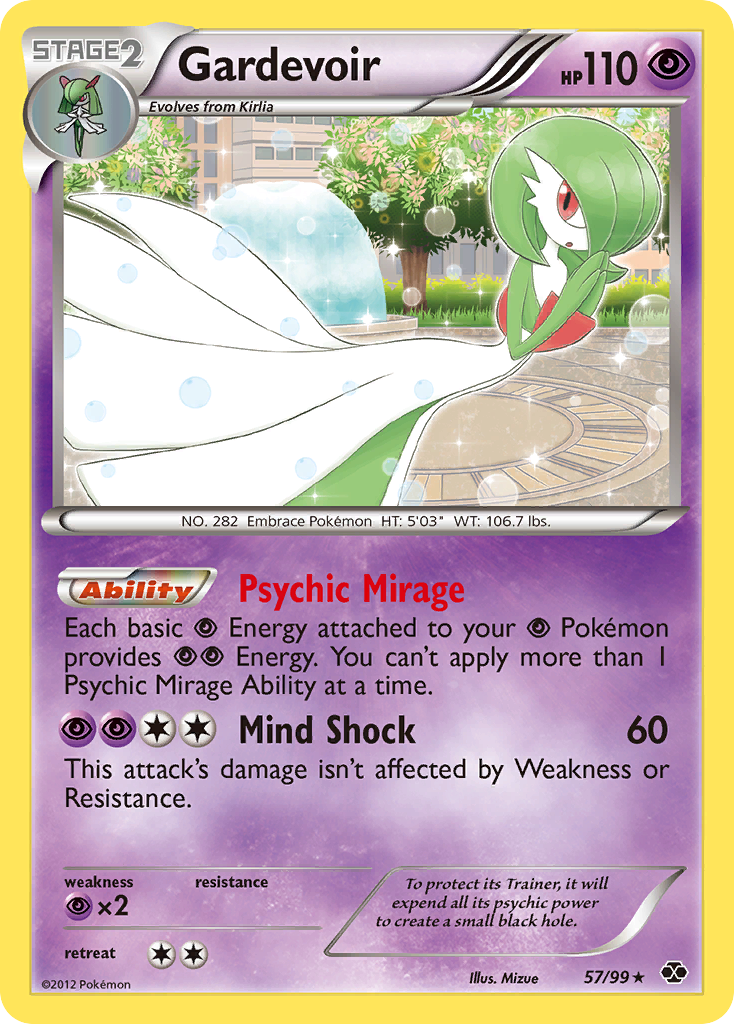 Gardevoir (57/99) [Black & White: Next Destinies] | Jomio and Rueliete's Cards and Comics