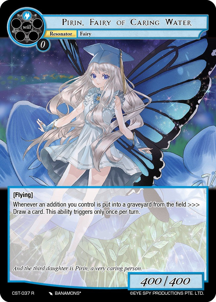Pirin, Fairy of Caring Water (CST-037 R) [Clash of the Star Trees] | Jomio and Rueliete's Cards and Comics