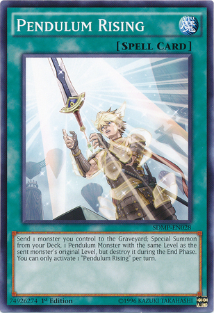 Pendulum Rising [SDMP-EN028] Common | Jomio and Rueliete's Cards and Comics