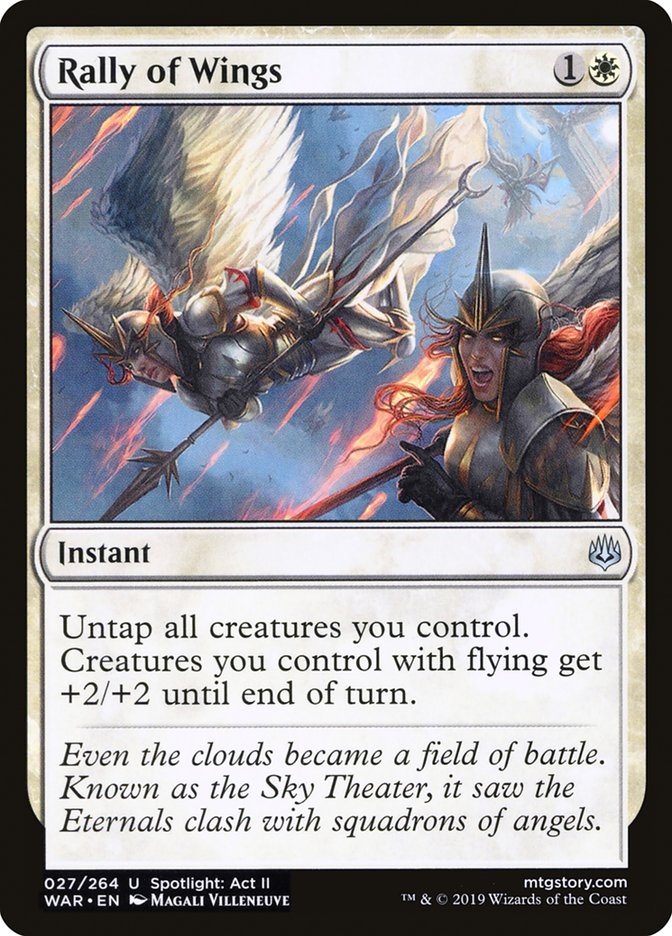 Rally of Wings [War of the Spark] | Jomio and Rueliete's Cards and Comics