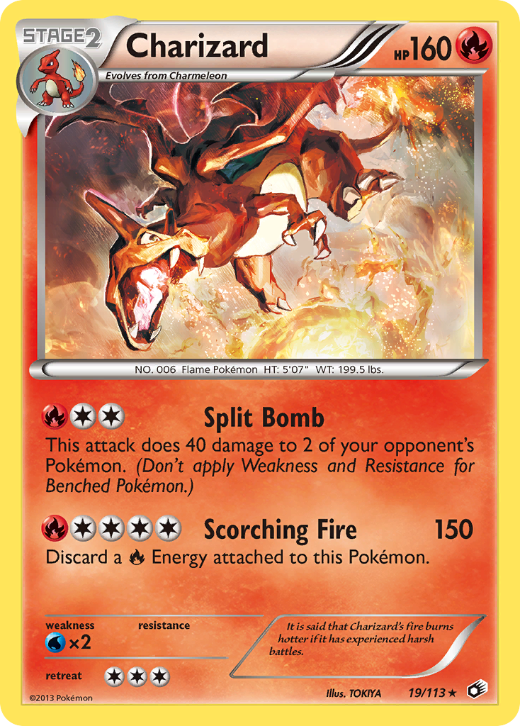 Charizard (19/113) [Black & White: Legendary Treasures] | Jomio and Rueliete's Cards and Comics