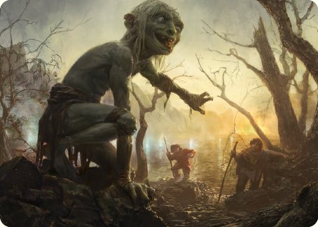 Smeagol, Helpful Guide Art Card [The Lord of the Rings: Tales of Middle-earth Art Series] | Jomio and Rueliete's Cards and Comics