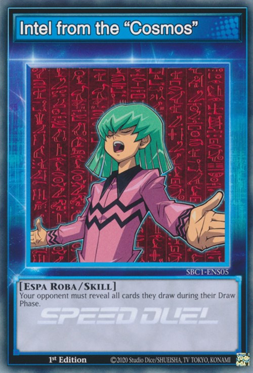 Intel from the "Cosmos" [SBC1-ENS05] Common | Jomio and Rueliete's Cards and Comics