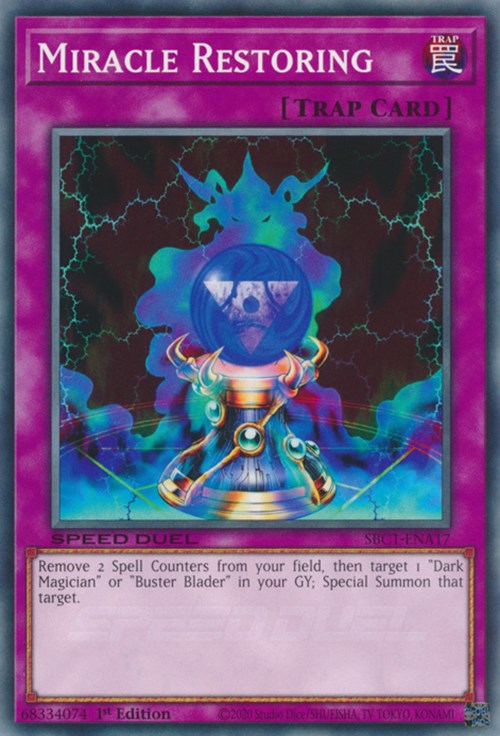 Miracle Restoring [SBC1-ENA17] Common | Jomio and Rueliete's Cards and Comics