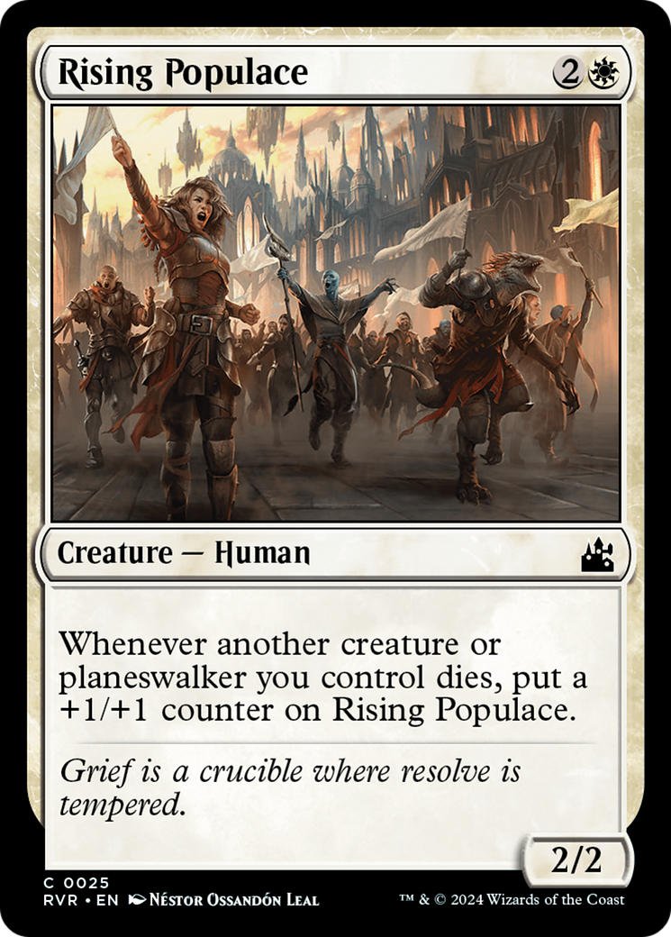 Rising Populace [Ravnica Remastered] | Jomio and Rueliete's Cards and Comics
