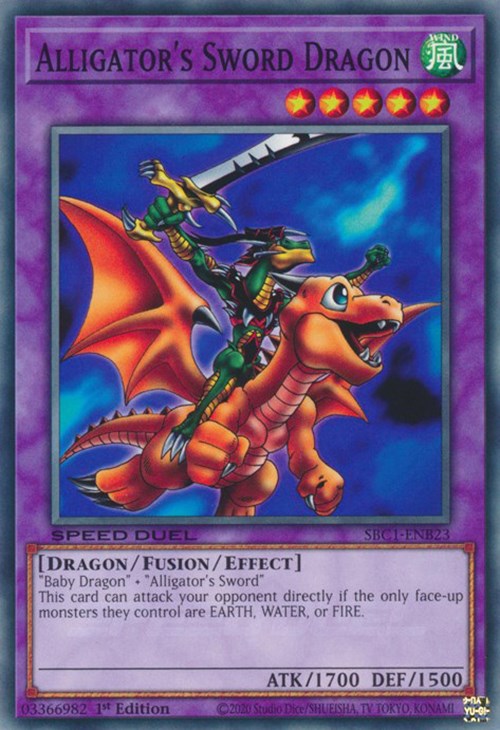Alligator's Sword Dragon [SBC1-ENB23] Common | Jomio and Rueliete's Cards and Comics